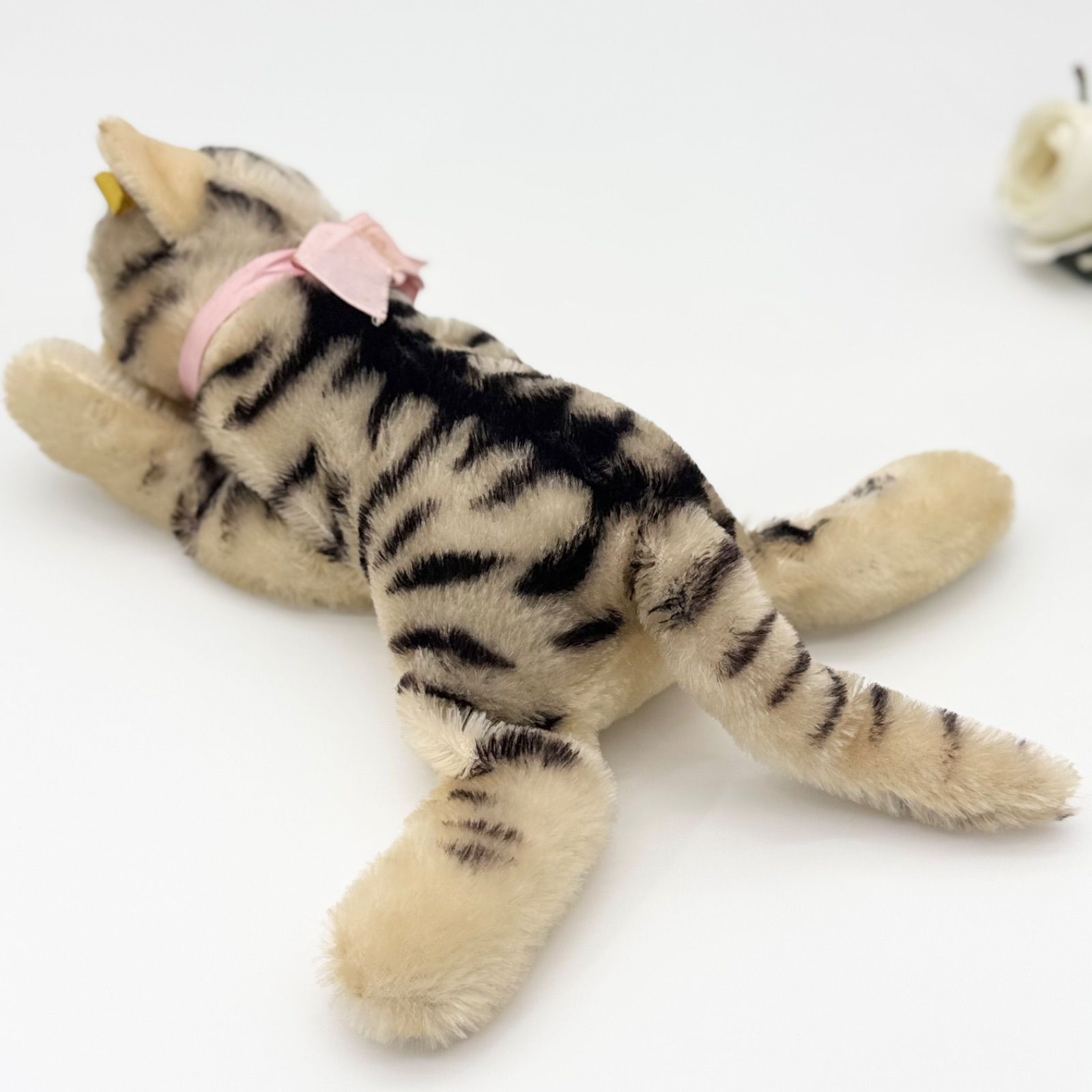 シュタイフ★Floppy Kitty Cat★フロッピーキティキャット/眠り猫 送料無料☆シュタイフ☆Floppy Kitty Cat 28cm オールID's完品
