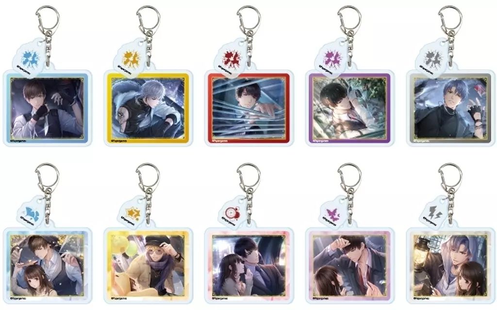 キーホルダー BOX パーツ付きアクリルキーホルダー 恋とプロデューサー～EVOL×LOVE～ 06.公式イラスト