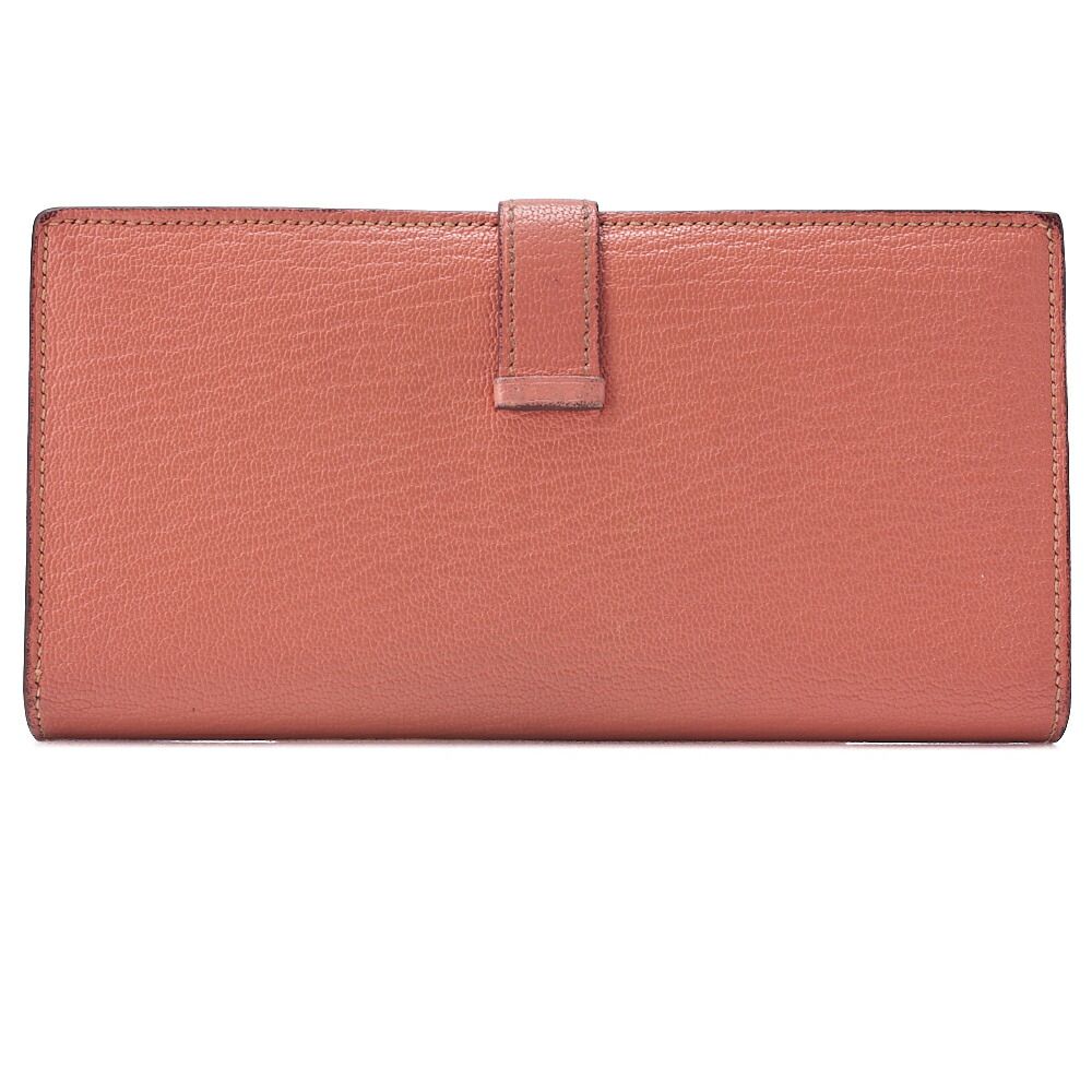 HERMES【エルメス】ベアンクラシック 二つ折り長財布 シェーブル  