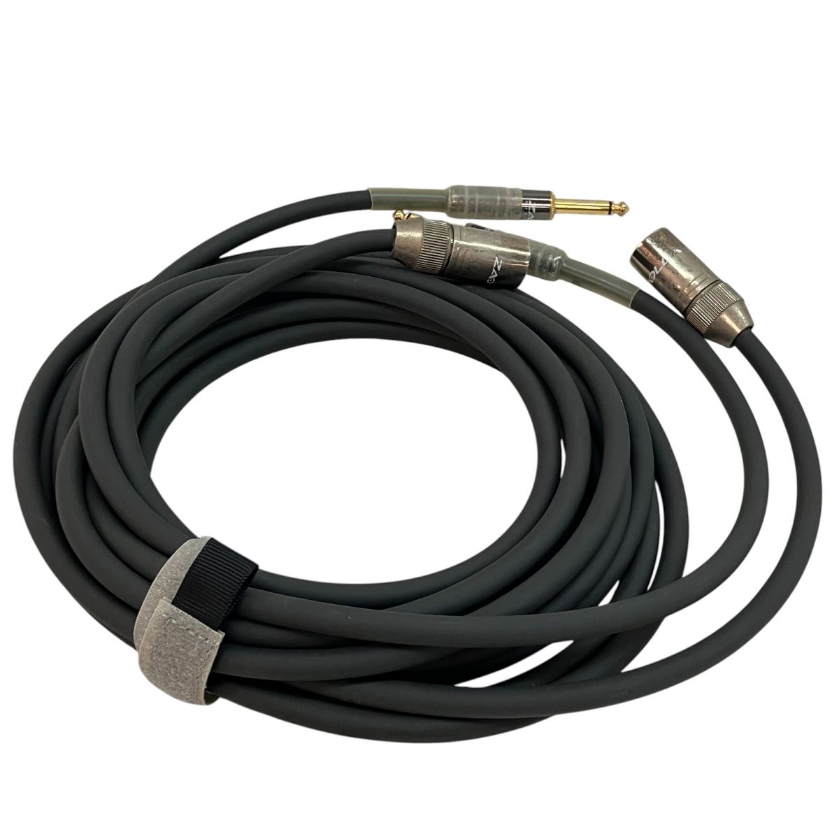 ZAOLLA SILVERLINE XLR オス モノラル オーディオ ケーブル 2本