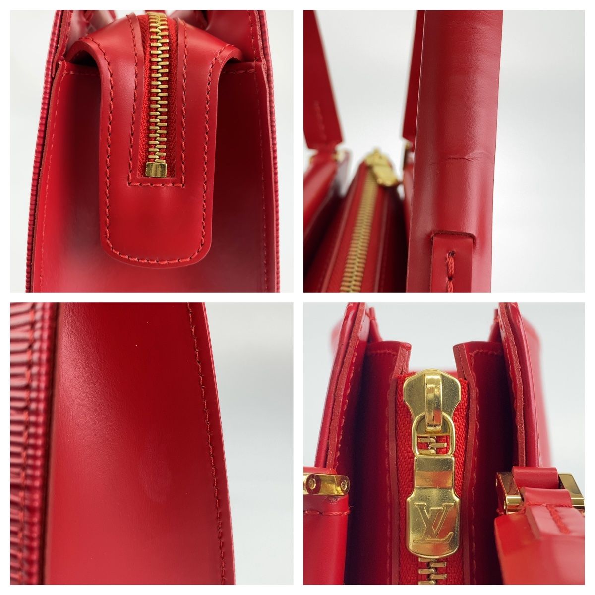 LOUIS VUITTON ルイヴィトン エピ フィガリPM レッド 赤 ゴールド金具 