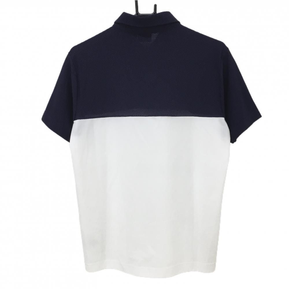 最終特価 MUTA MARINE ポロシャツ イエロー/パープル ヘムリブ