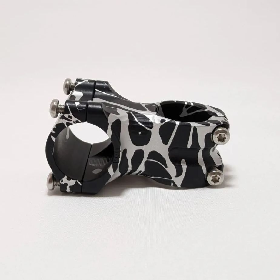 新品未使用】WILDE BICYCLE CO. Paul Zebra Splatter Boxcar Stem 50mm