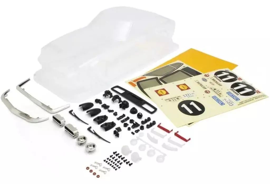 ラジコン 1 10 1971 ダットサン 240Z ラリー ノンデコレーションボディセット FAB614