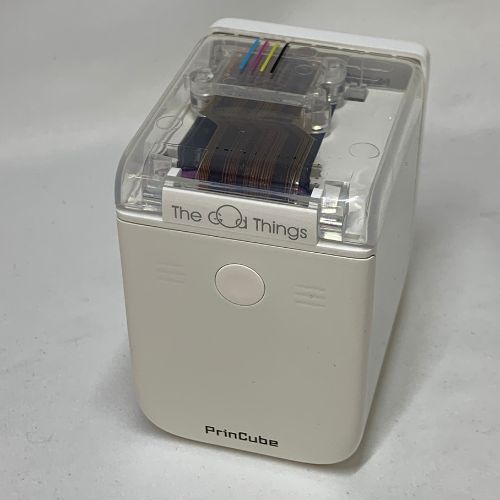 【美品】ポータブルモバイルカラープリンター ホワイト