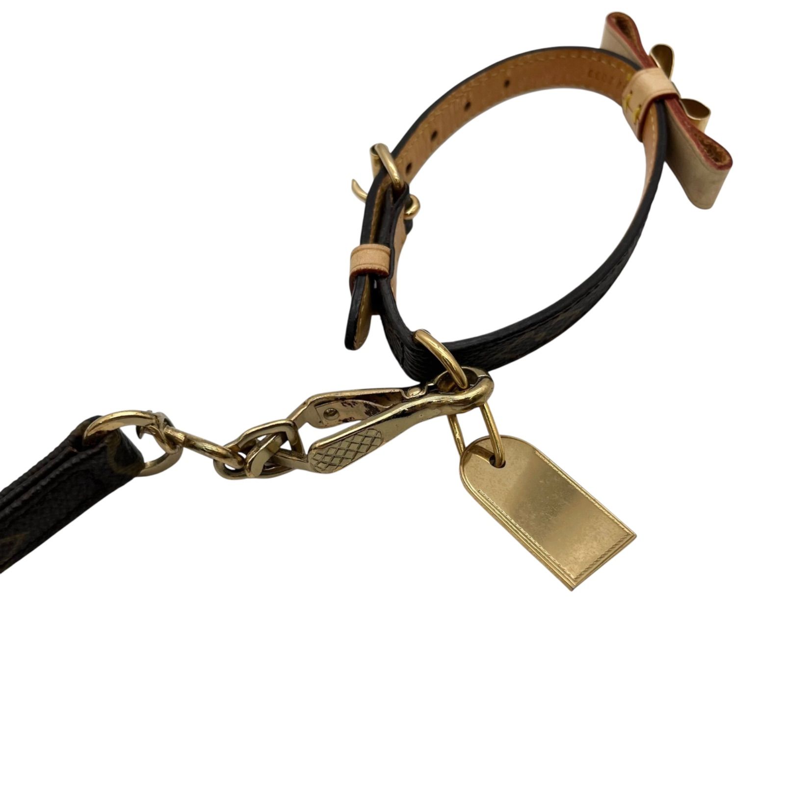 ルイヴィトン　コリエバクスター レッスバクスター セット 首輪 リード LOUIS VUITTON ルイ ヴィトン ドッグリード 首輪 セット