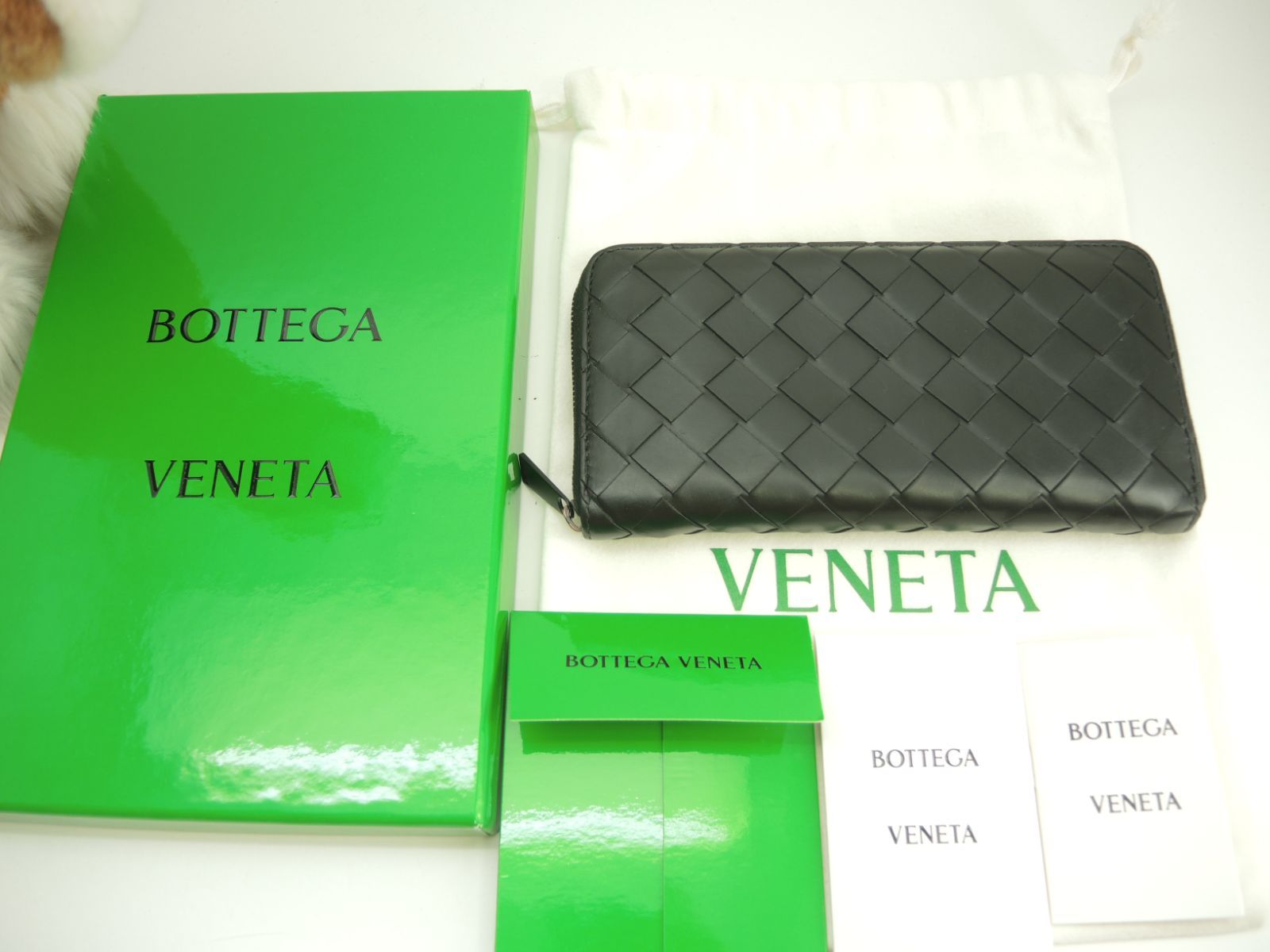 すぐ届く*送料込*BOTTEGA VENETA OUTLET ロング ウォレット ボッテガヴェネタ ロングウォレット 中イントレチャート レザー