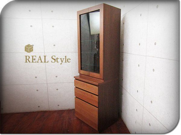 展示品 REAL Style/リアルスタイル SELMA Cupboard ウォールナット材