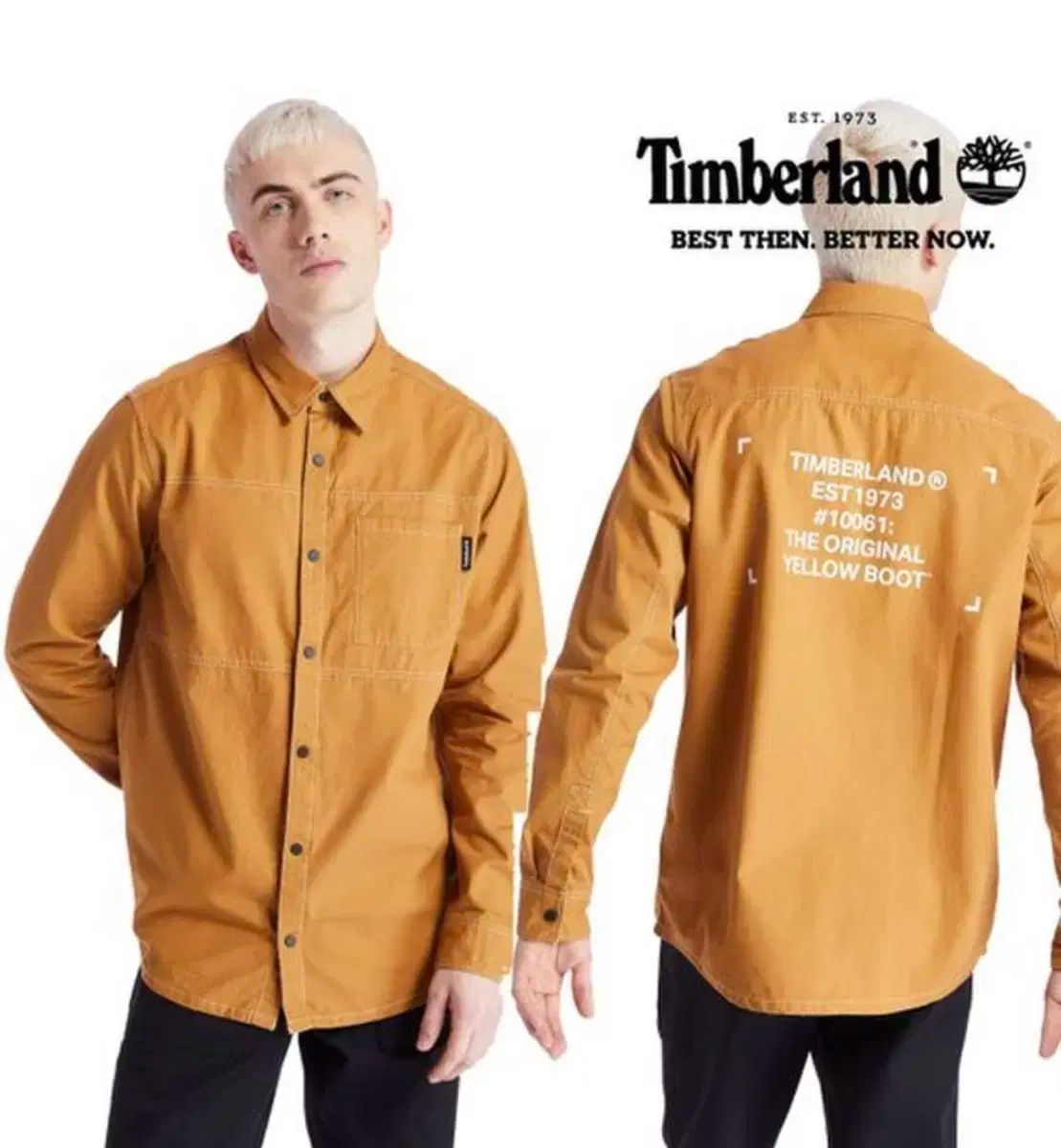 【雷市場（ポンジャン）商品韓国直送】 Timberland(ティンバーランド) 1973 ポケット ワーク シャツ L