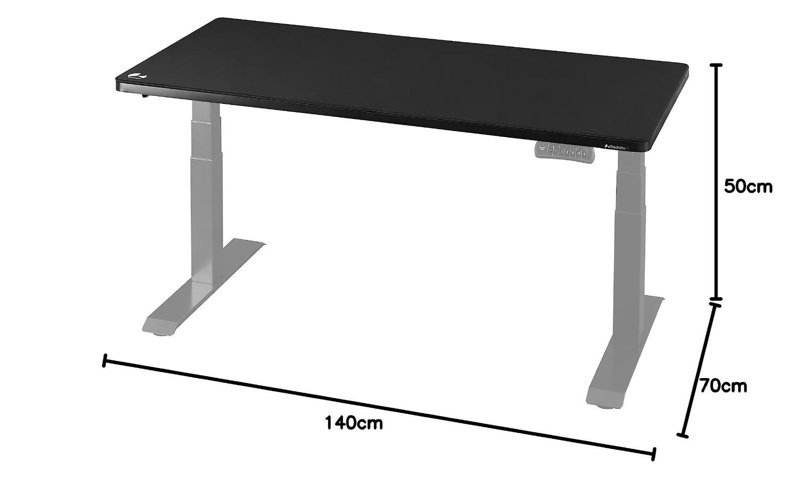 新着商品 寝る 立つ 座る 三大ゲーム姿勢をフルカバー 天板 BHD-1400FAT-BK 電動スーパーゲーミングデスク 天板昇降幅 50 101cm バウヒュッテ Bauhutte MARWIL-DEMENAGEMENTS_CH