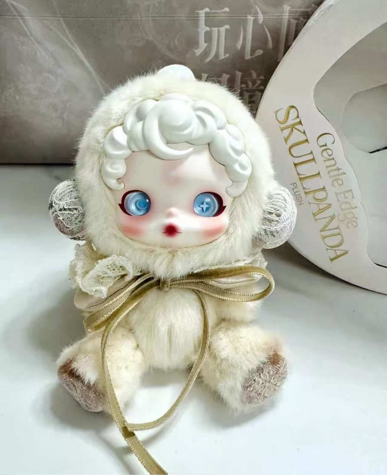 高級品市場 240ポップマートスカルパンダGentje Edge - メルカリ ぬいぐるみ