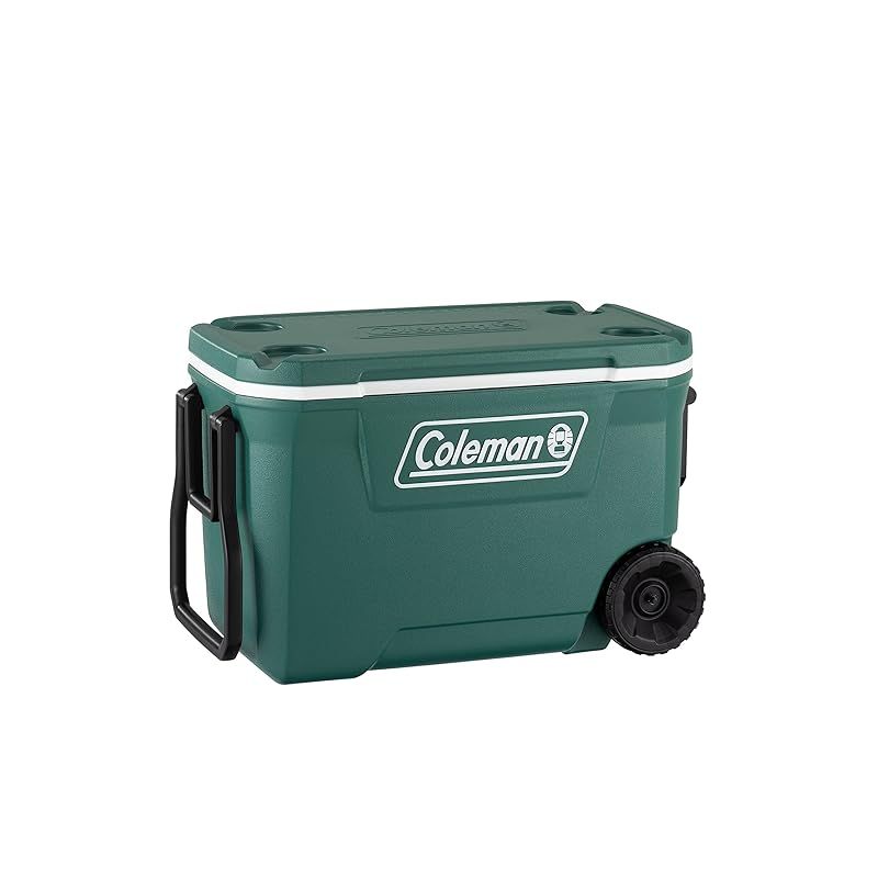 Coleman コールマン クーラーボックス エクストリームクーラー 保冷力 アウトドア キャンプ アウトドア キャンプ 保冷5日 部活 釣り 厚断熱材 フタにも断熱材 ホイール付き 水抜き弁付き 58L