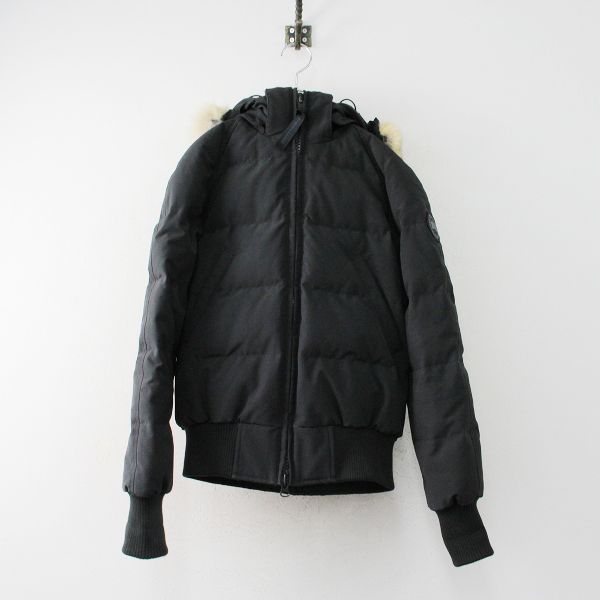 CANADA GOOSE カナダグース 7900LB SAVONA BOMBER BLACK LABEL ファー 