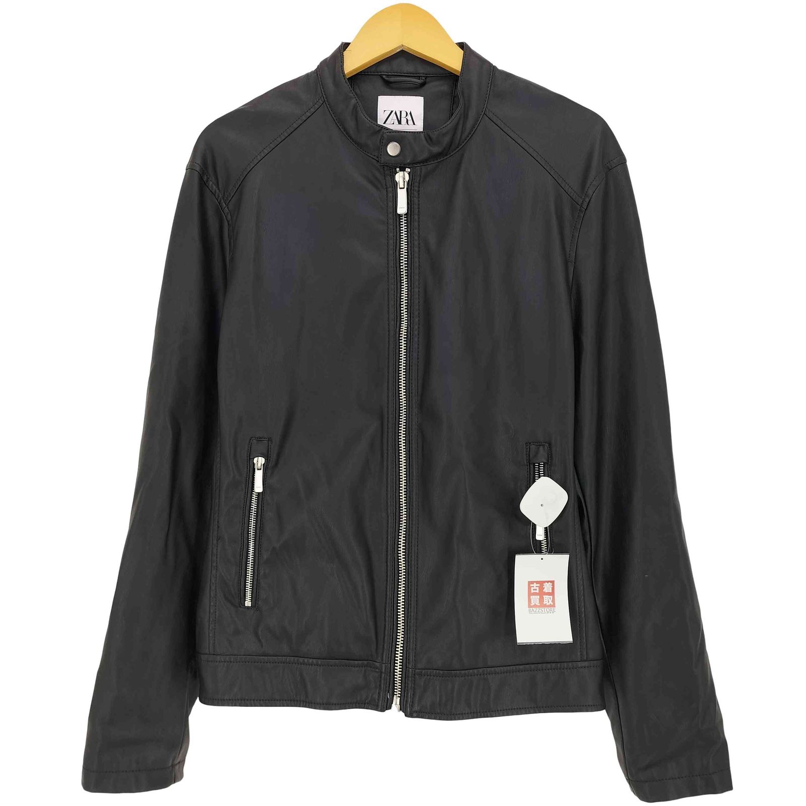 ザラ ZARA フェイクレザーブルゾン メンズ import：M ザラ ZARA Faux