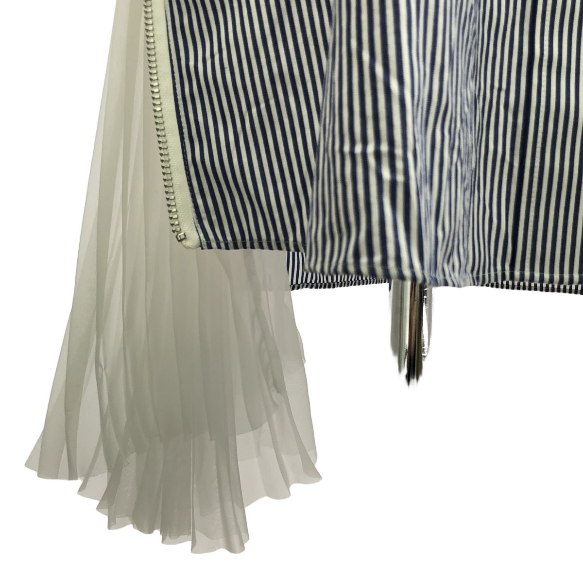sacai　サカイ　プリーツワンピース sacai 【美品】 / サカイ | 2020SS Cotton Poplin Dress サイド