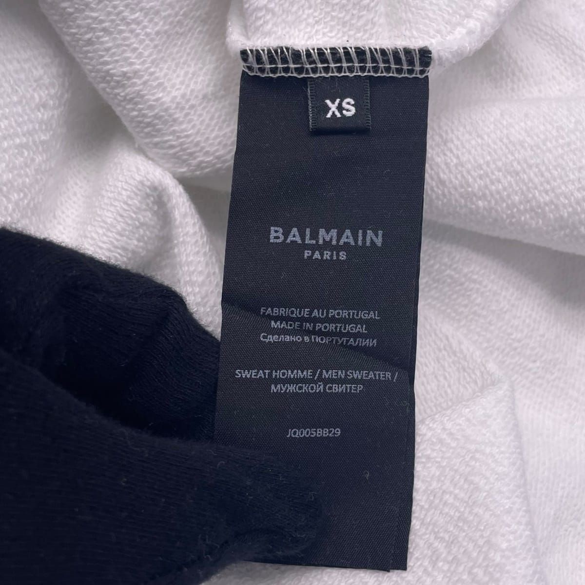 中古】 BALMAIN バルマン スウェット・トレーナー JQ005BB29 22SS 