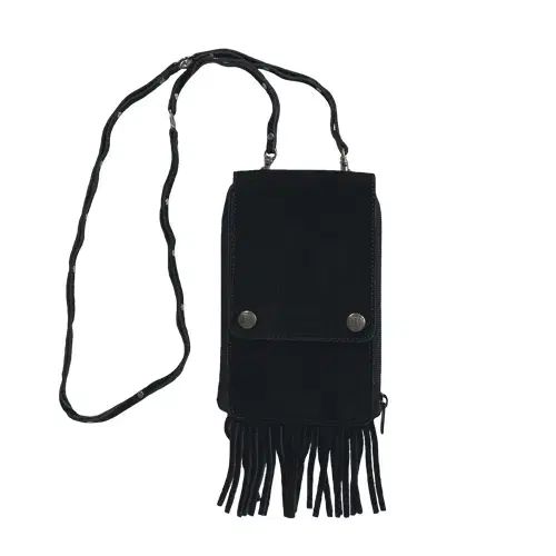 HYSTERIC GLAMOUR ヒステリックグラマー クロスバッグ スエード ブラック