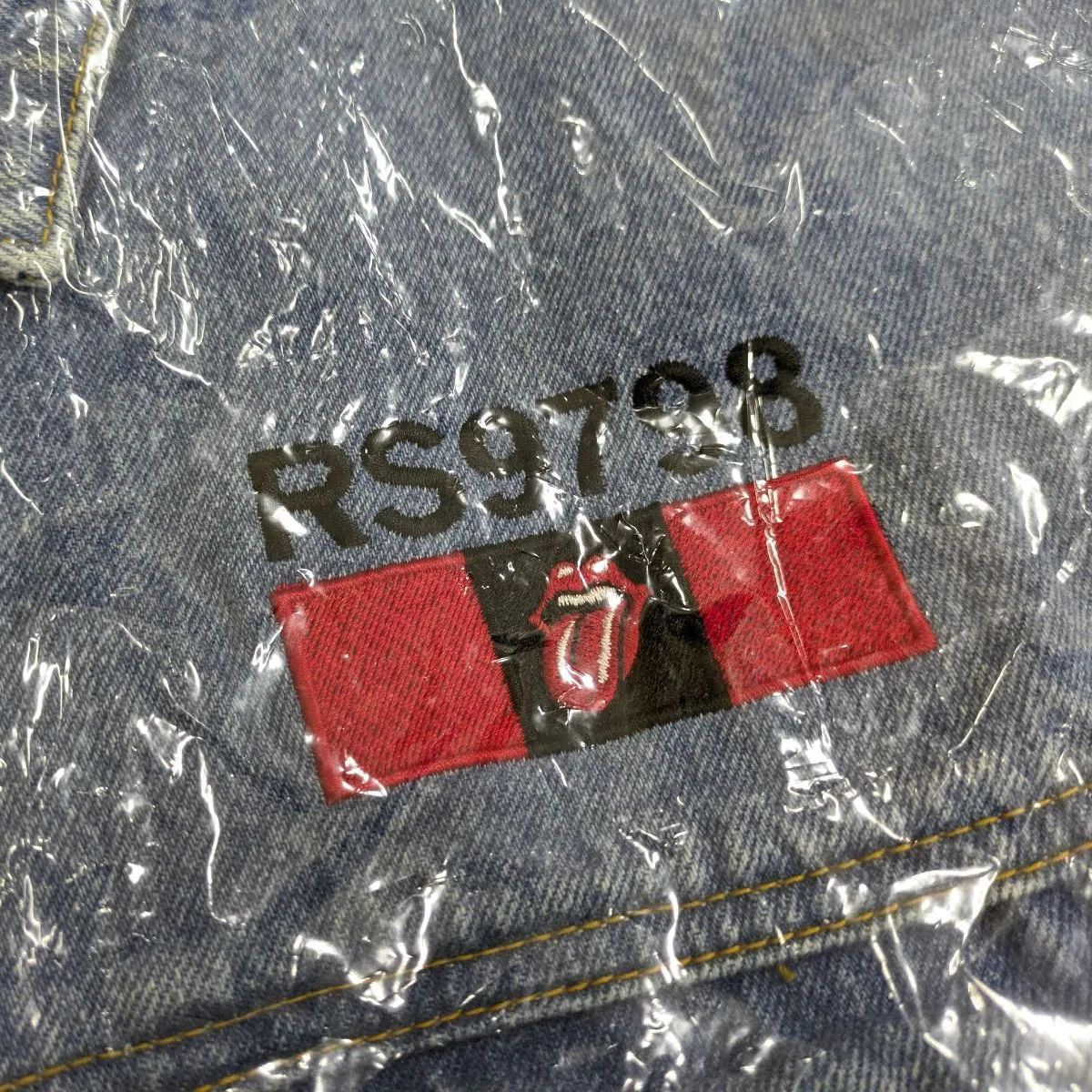 未開封 激レア！ Rolling Stones バンド Gジャン Lサイズ デニム 