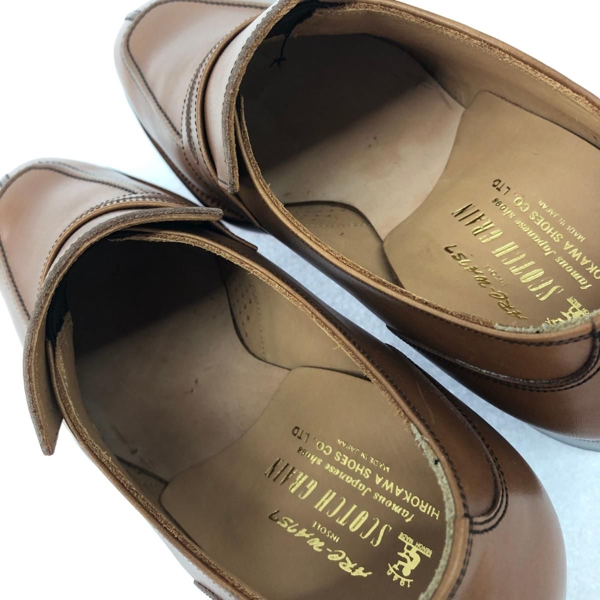未使用品 SCOTCH GRAIN スコッチグレイン 23.5 ドレスシューズ 