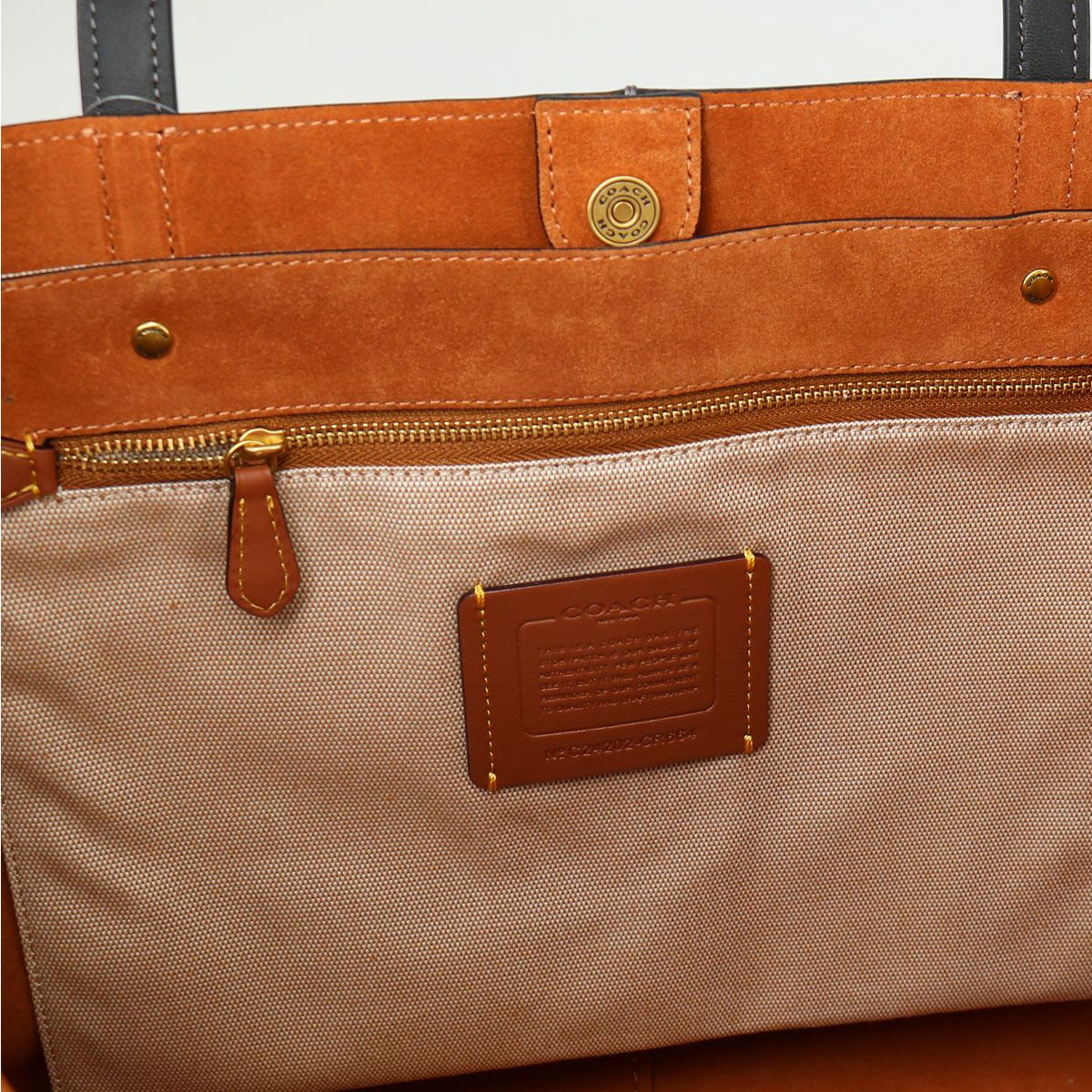 □COACH コーチ レザートートバッグ CR664 レディース A4収納OK NORTH