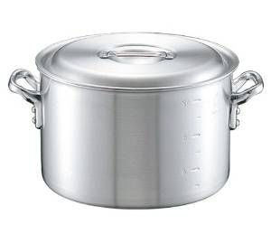 新品・2営業日で発送】中尾アルミ製作所 アルミ キング 半寸胴鍋(目盛付)