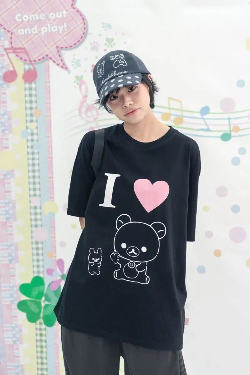 hug your skin【送料込】I Love Korilakkuma Tee 未開封) HUG YOUR SKIN(ハグユアースキン) リラックマ I love