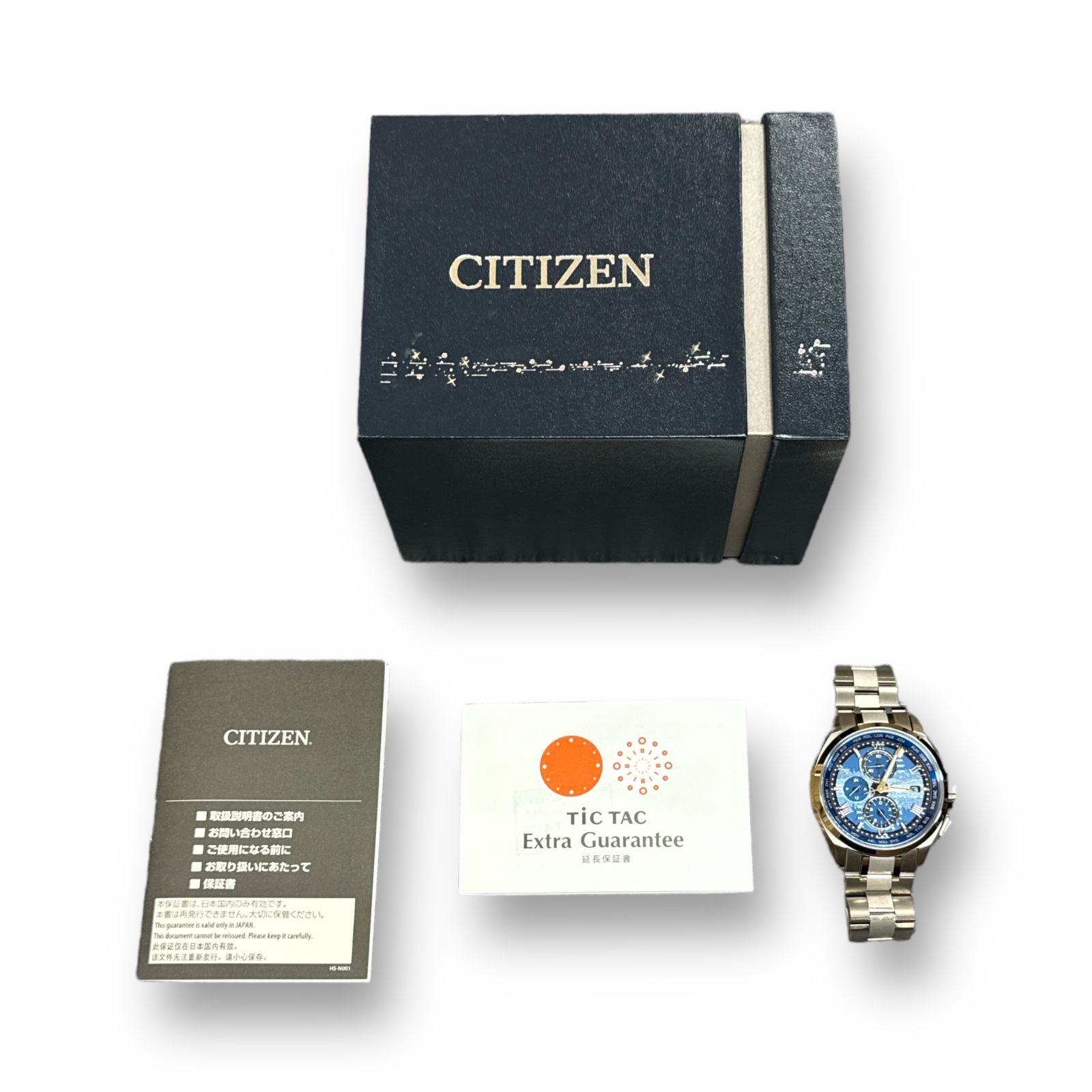 定価110000円 CITIZEN ATTESA DEAR Collection 世界2000本限定 Eco-Drive アテッサ ディアコレクション 腕時計 シチズン AT8041-71L ブルー シルバー 72128A6