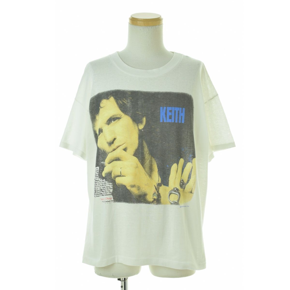 VINTAGE / ヴィンテージ80s～KEITH RICHARDS半袖Tシャツ VINTAGE】80s～ KEITH RICHARDS半袖Tシャツ - メルカリ