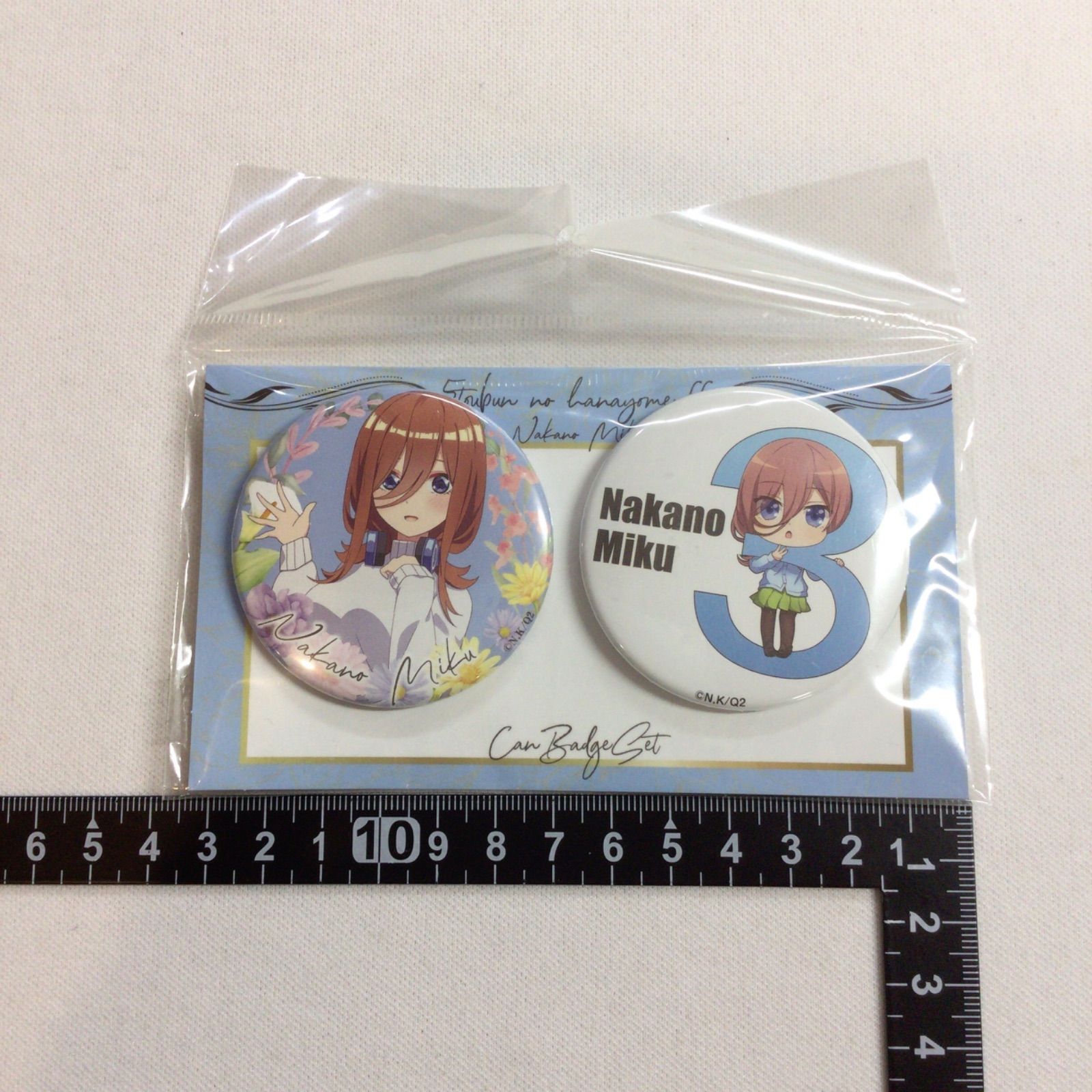 五等分の花嫁 中野三玖缶バッジセット ONKYO DIRECT｜「五等分の花嫁∽」 描き下ろし 缶バッジ（三玖