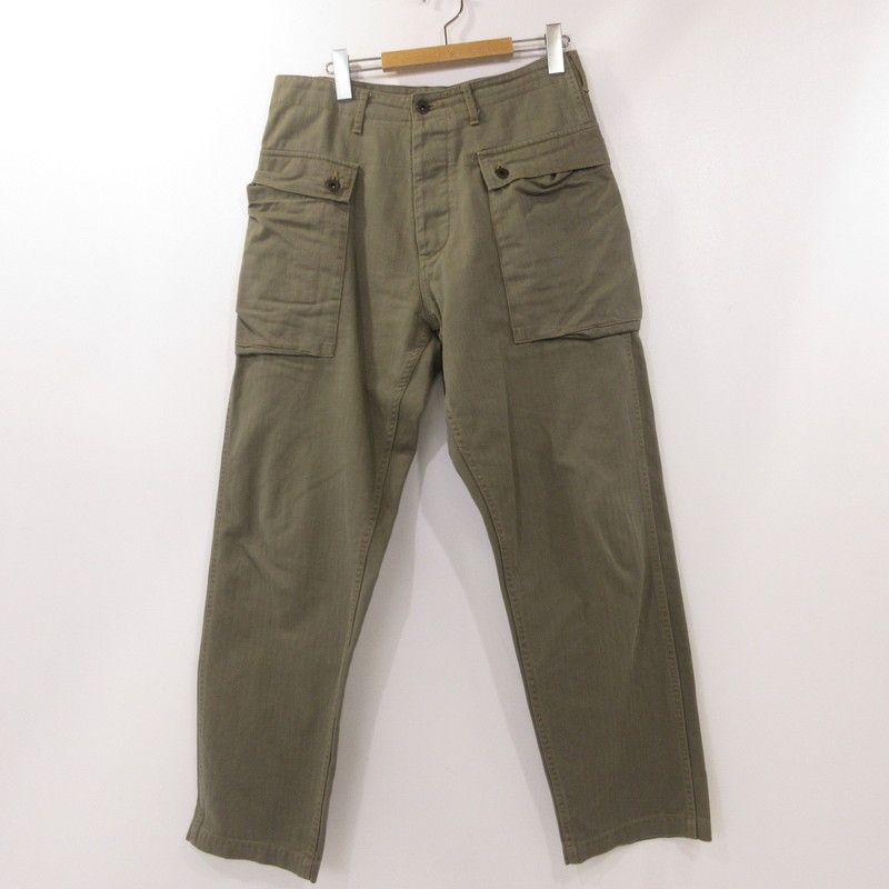 姫路東店 F.O.B FACTORY | エフオービーファクトリー パンツ M-44 MONKEY PANTS F0495 オリーブ サイズ M 107