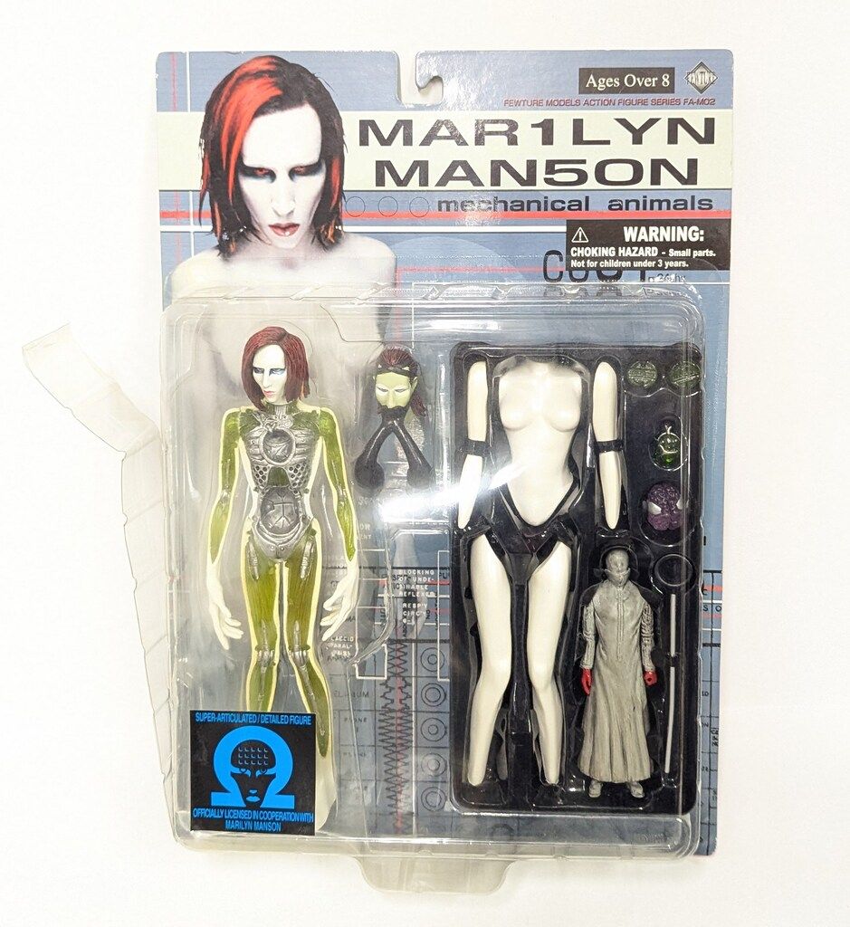 MARILYN MANSON Mechanical Animals フィギュア FEWTURE ACTION FIGURE MECHANICAL ANIMALS Marilyn Manson Mechanical