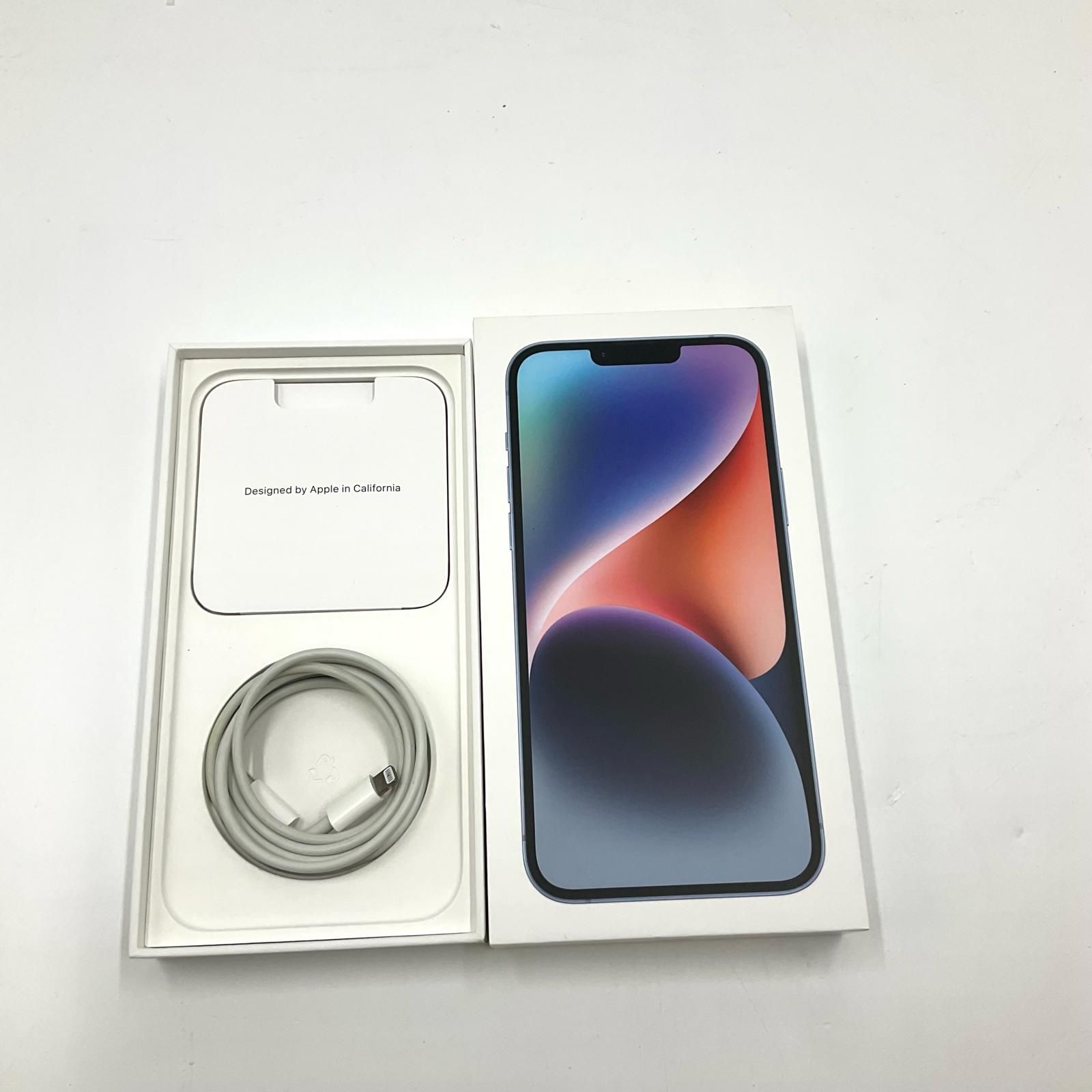 品質保証，SALE iPhone 14 Plus 256GB ブルー SIMフリー 白ロム 美品