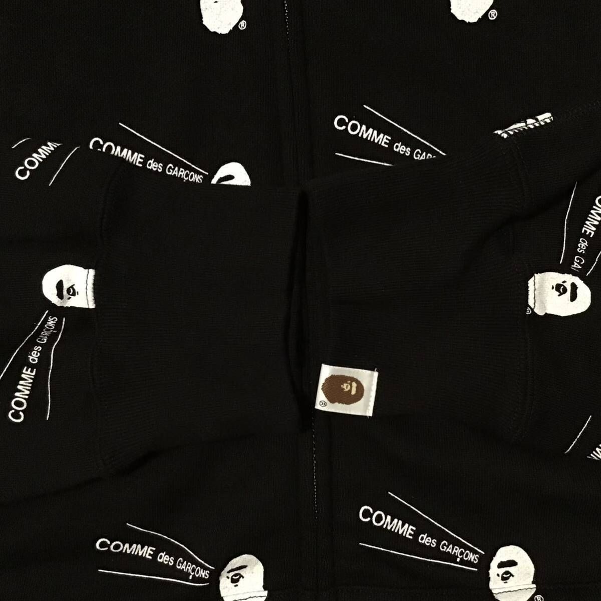 ☆新品☆ XL CDG Osaka BAPE monogram full zip hoodie a bathing ape 