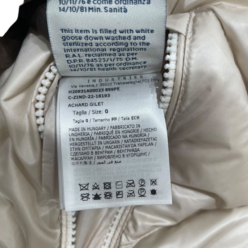 モンクレール MONCLER リバーシブルファーベスト フェイクファー  