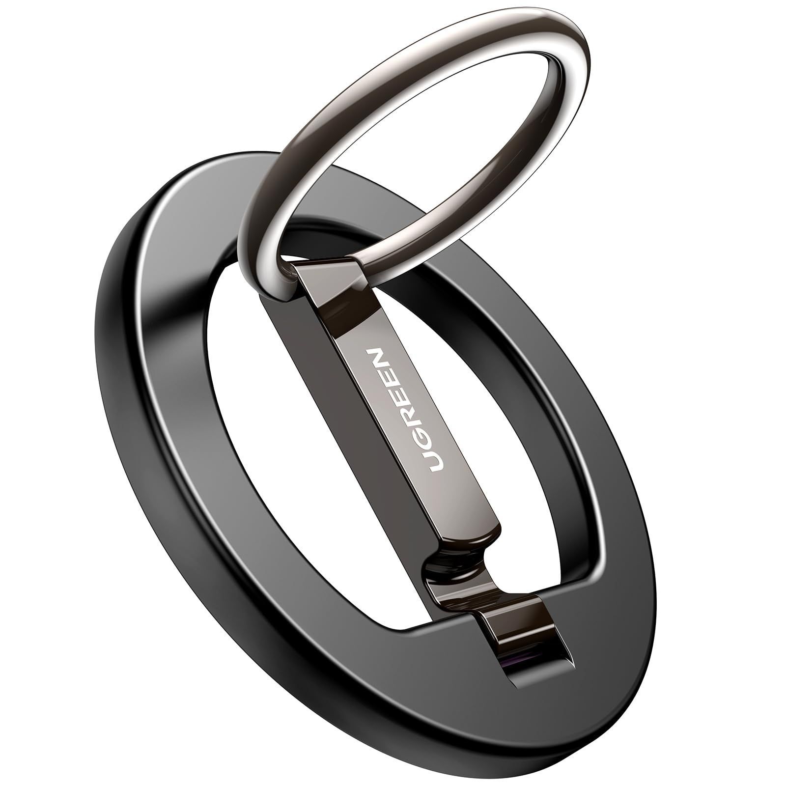 【特価商品】UGREEN スマホリング スタンド スマホリング MagSafe対応 マグネット式 携帯電話 ホルダー 角度調整 スタンド スマホリングホルダー 簡単着脱 薄型 折り畳み 磁気増強 iPhoneシリーズ