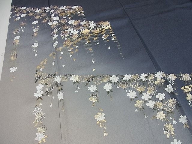 平和屋本店□極上 金彩友禅 卓越技能者・名工・和田光正 訪問着 舞桜