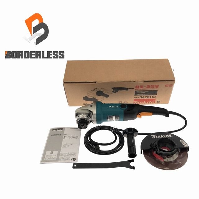 ♥品 makita マキタ 100V 180mm 電子ディスクグラインダ GA7011C 本体 パーツ 替刃 研磨 研削 サンダ 大工