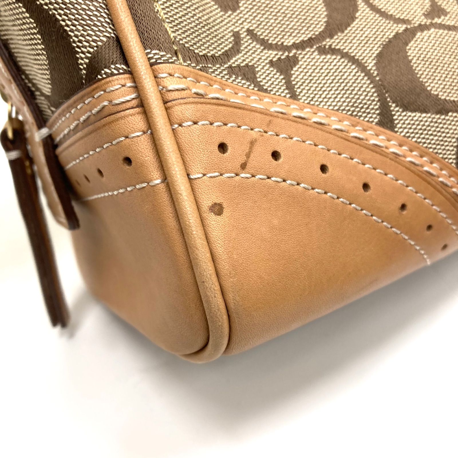 COACH】コーチ ハンプトンズ サッチェル ハンドバッグ