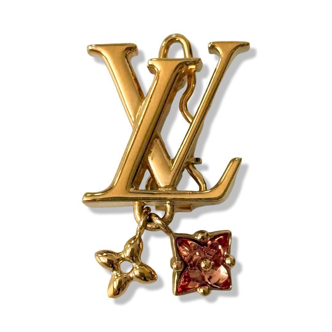 LOUIS VUITTON ルイヴィトン M02089 バレッタ ルルグラム PM GOLD ゴールド ヘアアクセ レディース