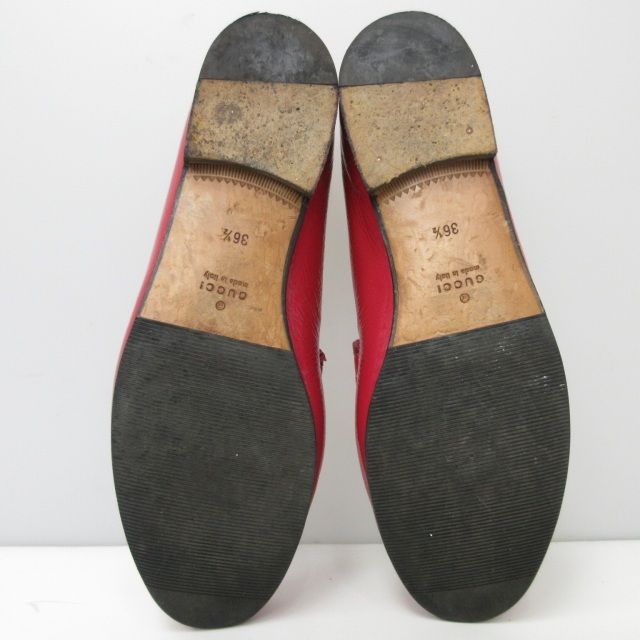 グッチ GUCCI ホースビット ローファー モカシン シューズ エナメル 
