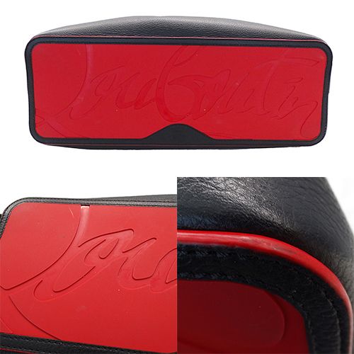クリスチャンルブタンかごバッグ ブラック/レッド クリスチャンルブタン Christian Louboutin バッグ メンズ
