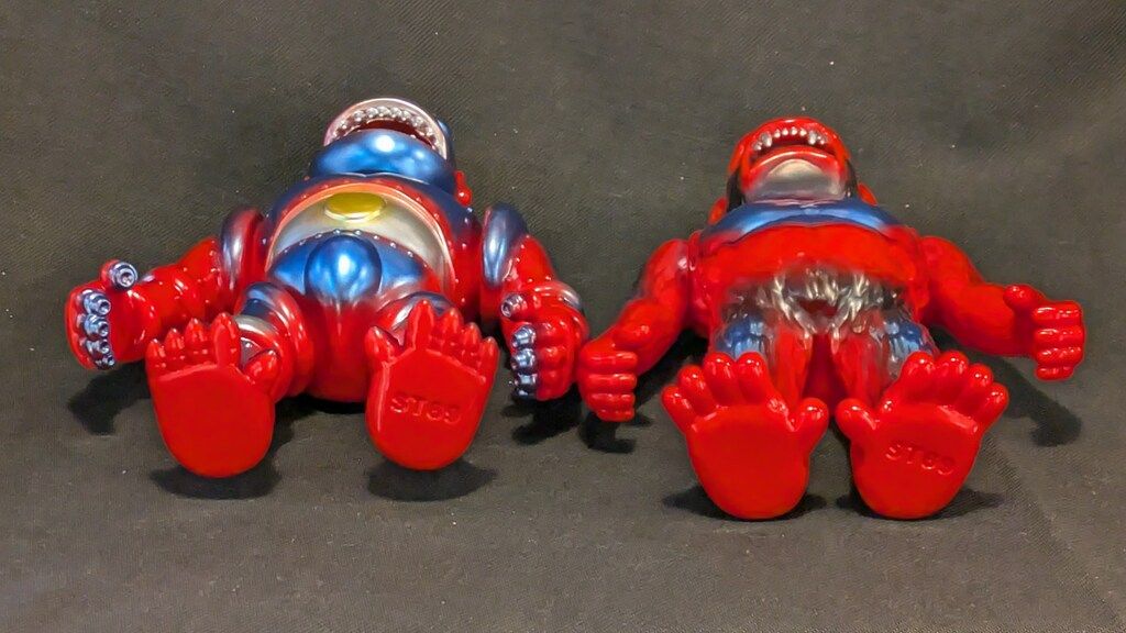 shamelesstoy69 MECHA GORILLA 67 vs KING KONG 20 ver.3 SET 赤成型