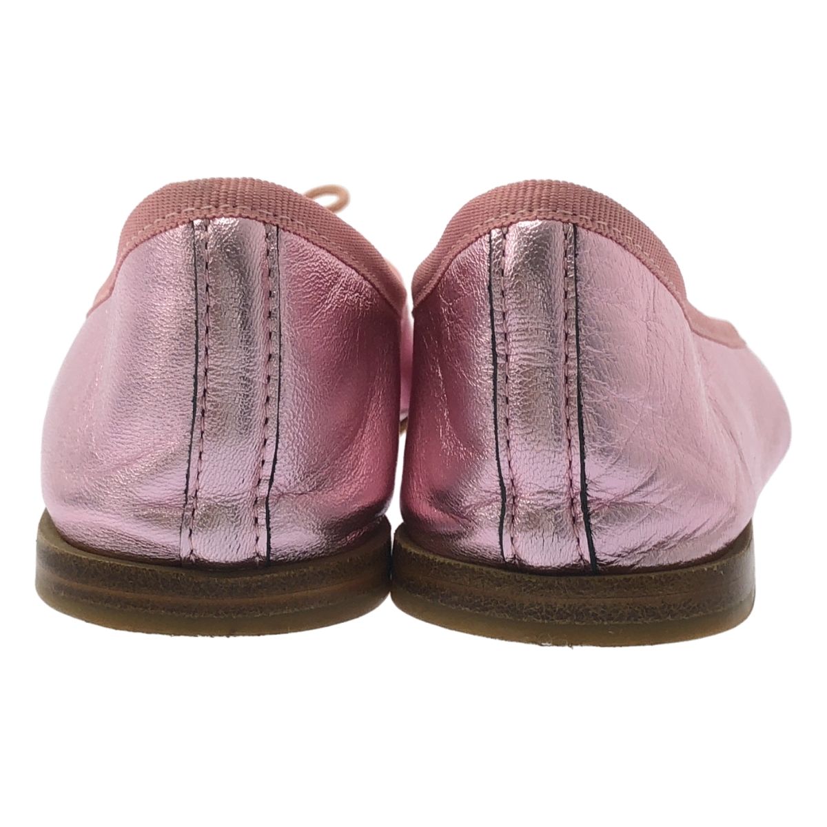 ⭐️未使用⭐️　repetto　レペット　　リボン　フラットシューズ　ピンク 美品】 repetto / レペット | レザー リボン フラット バレエ