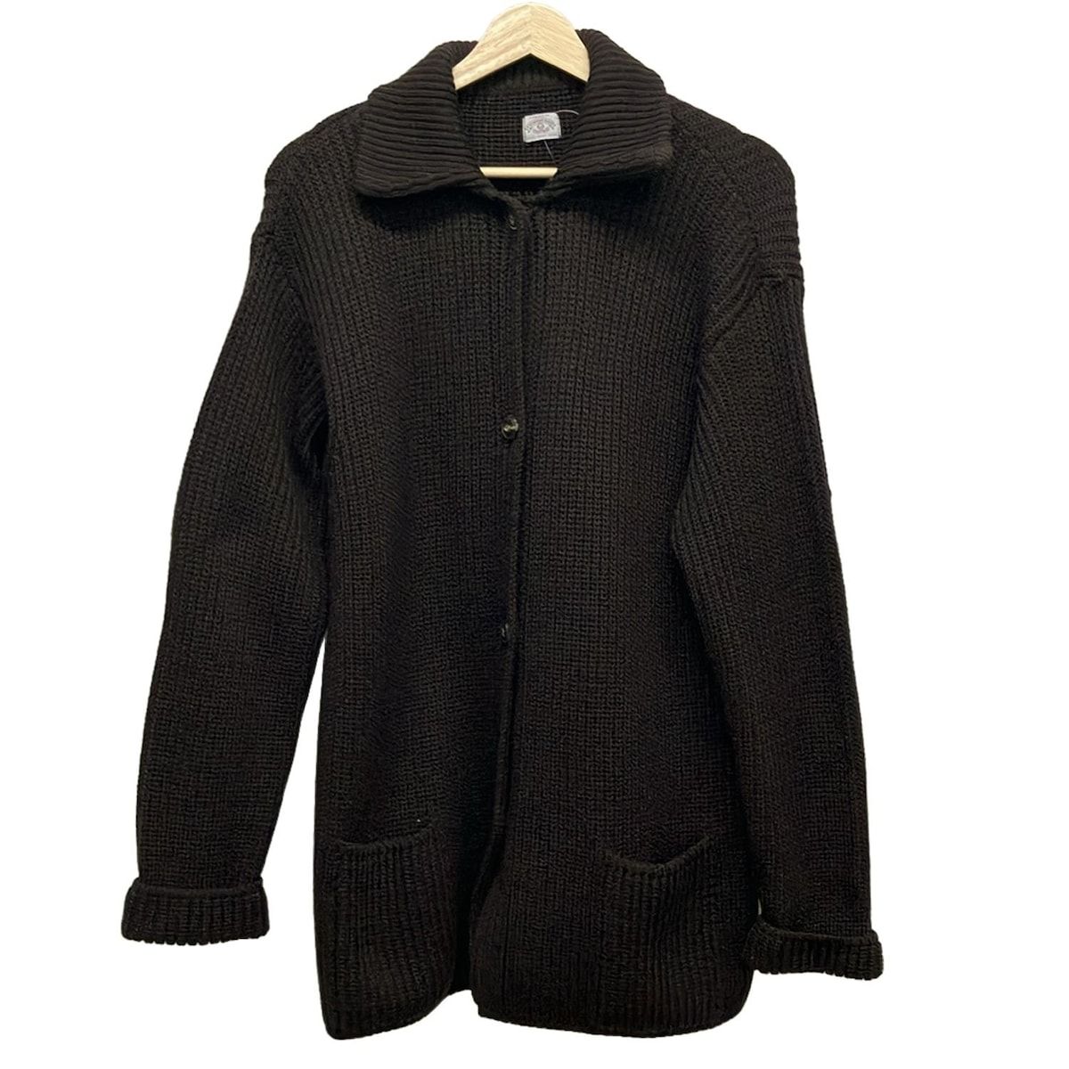 ARMANIJEANS アルマーニジーンズ カーディガン サイズXS レディース - ダークブラウン 長袖 ニット 秋 冬