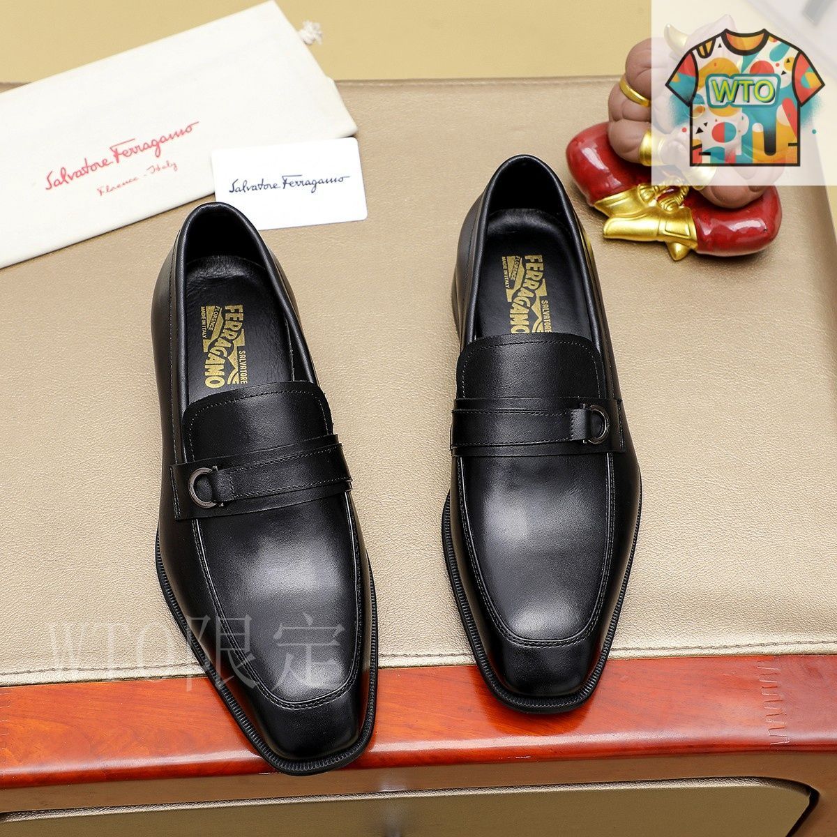 Ferragamo　メンズ　ビジネスシューズ FERRAGAMO フェラガモ 靴 メンズ ビジネスシューズ ストレート