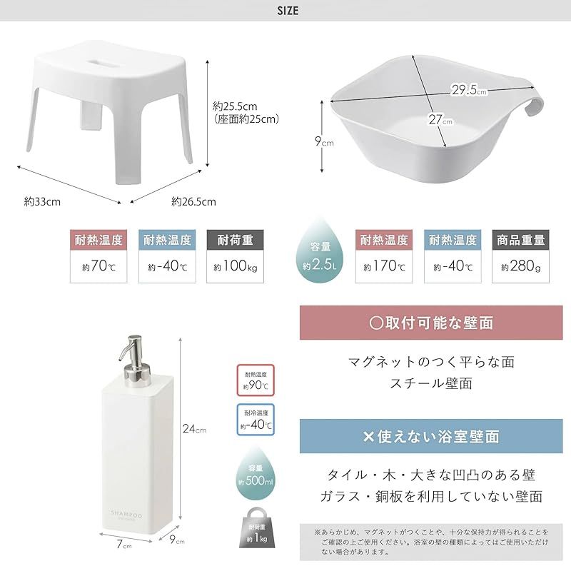 マグネットディスペンサーボトル 3本セット