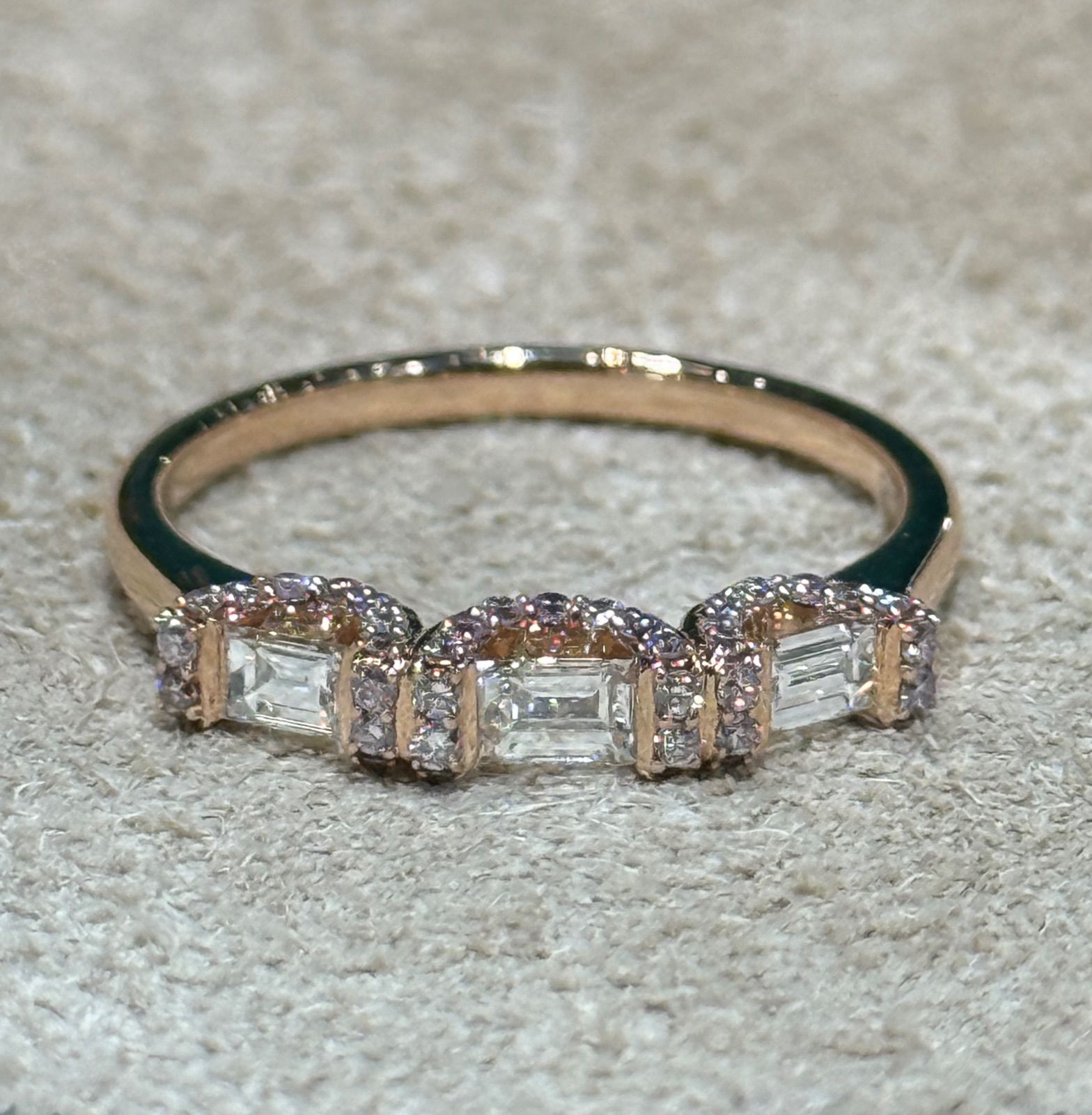 GSTV K18(PG) 天然ダイヤ0.55ct リング - メルカリ 