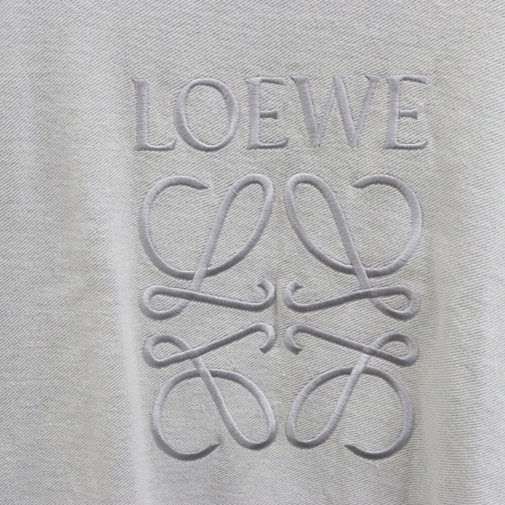 LOEWE (ロエベ) ANAGRAM アナグラム エンブロイダリー スウェットシャツ クルーネック トレーナー レディース S359341X95  グレー - メルカリ