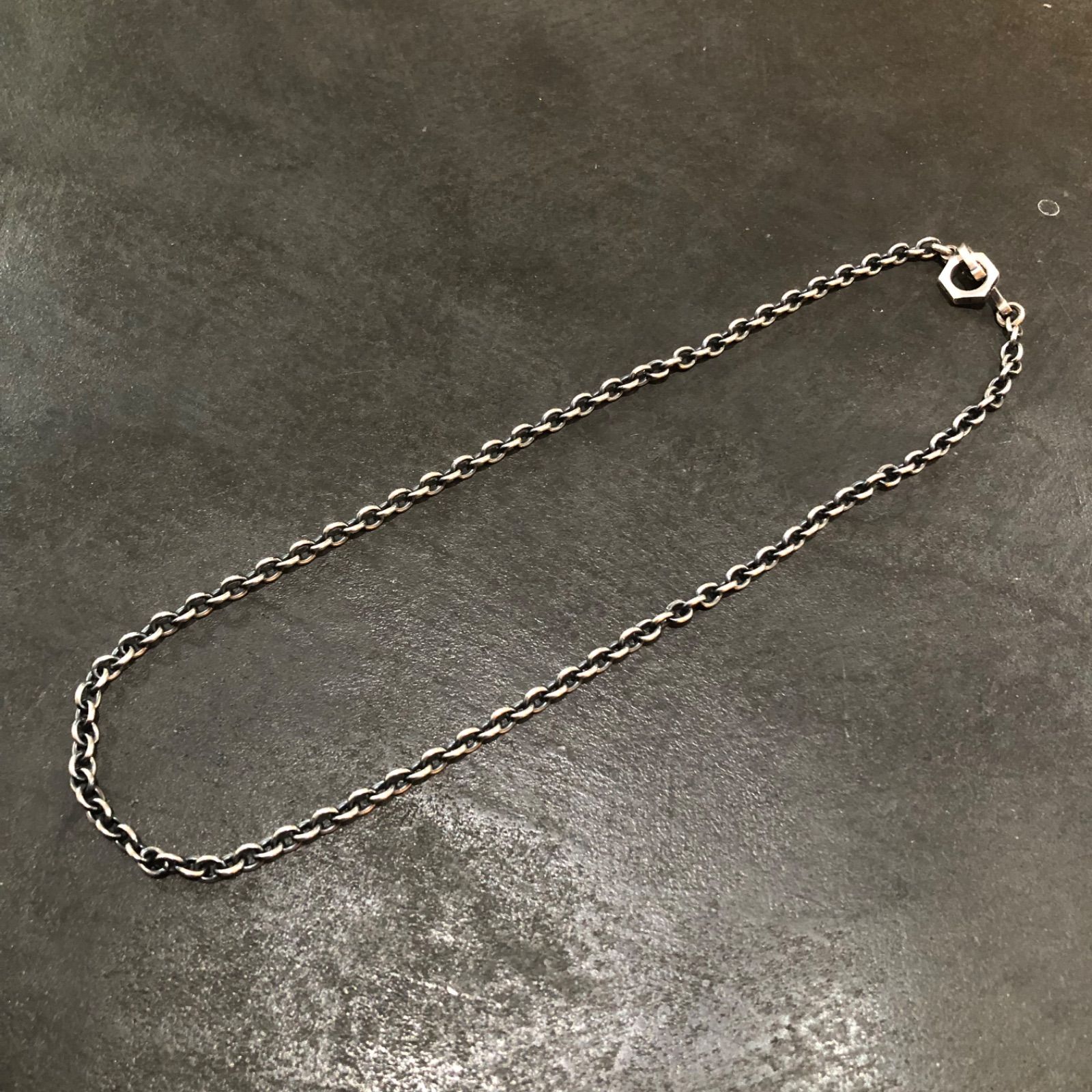 WEIRDO JEWELRY WP002 NUT_CHAIN SILVER925 小豆チェーン ネックレス 