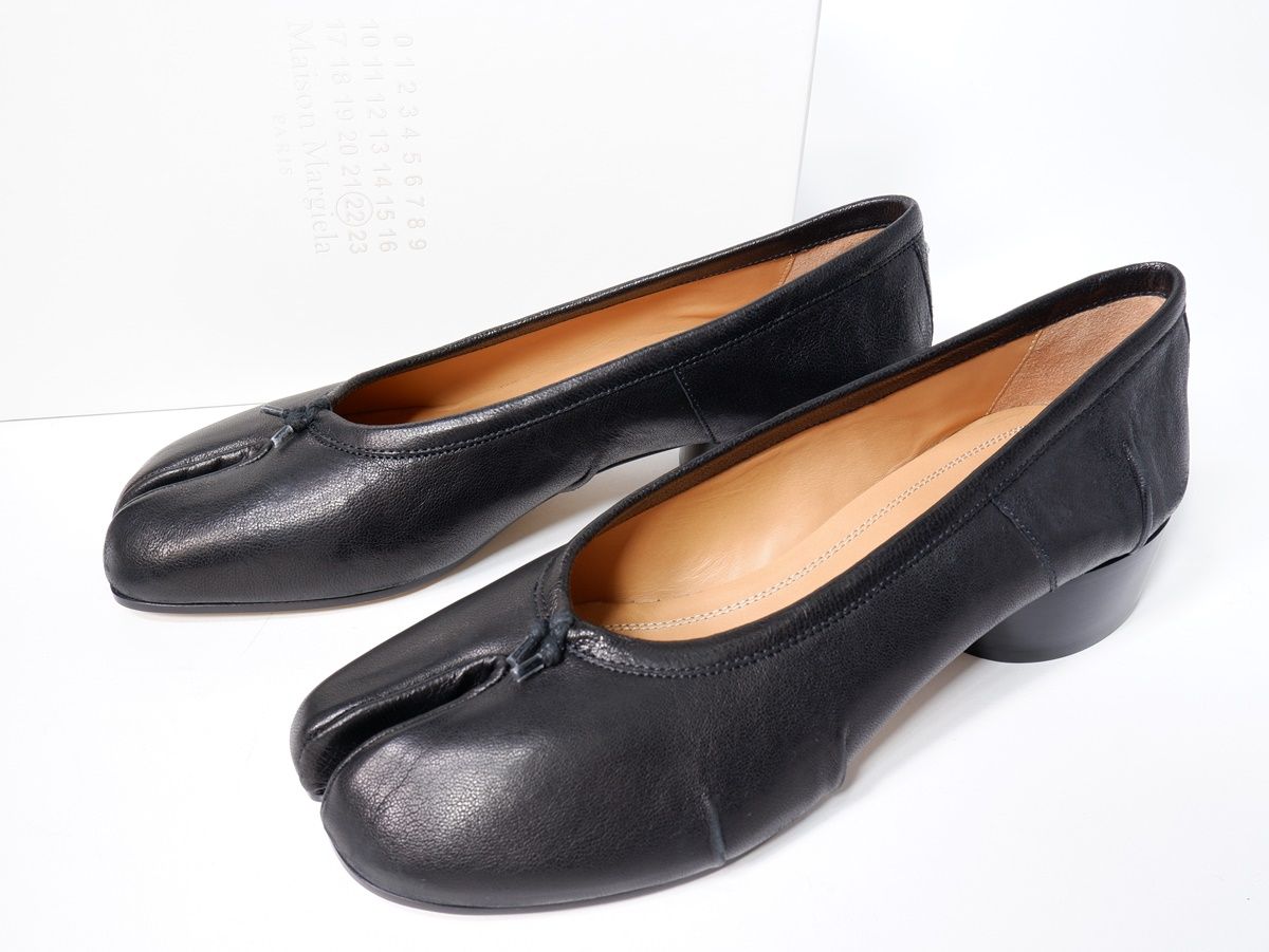 CHANEL バレエシューズ 黒/ベージュ CHANEL ベージュ/ブラック バレリーナシューズ 35 シャネル